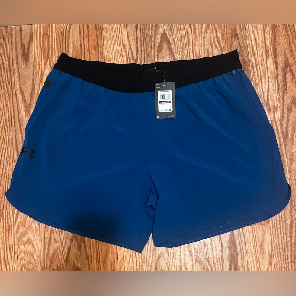 Under Armour peak woven shirts size 2xl mens running shorts nwt